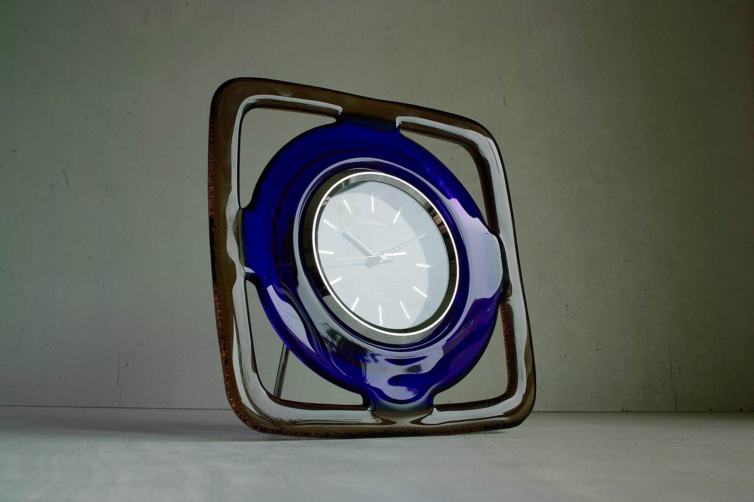 No.7707「ササキガラスの置き時計：佐藤信泰 デザイン」SOLD | ボルト
