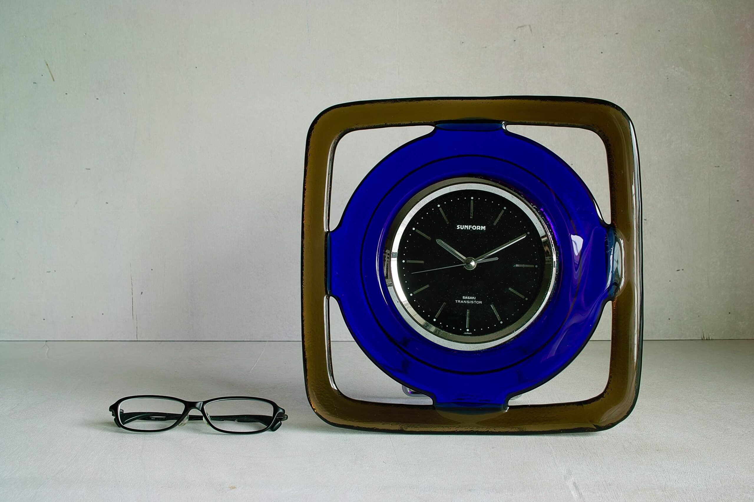 No.7707「ササキガラスの置き時計：佐藤信泰 デザイン」SOLD | ボルト