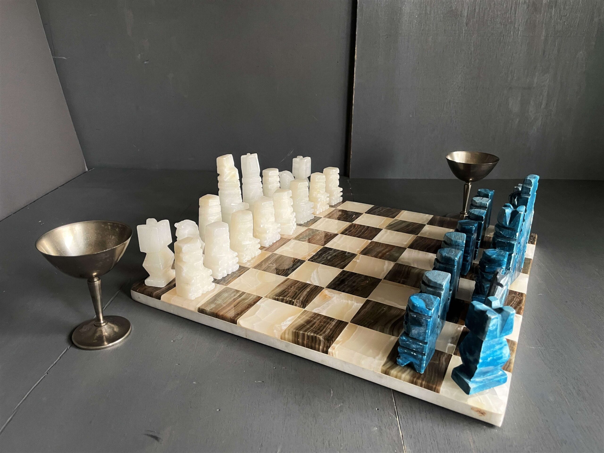 チェスセット 大理石 チェス盤 駒 収納箱 | hartwellspremium.com
