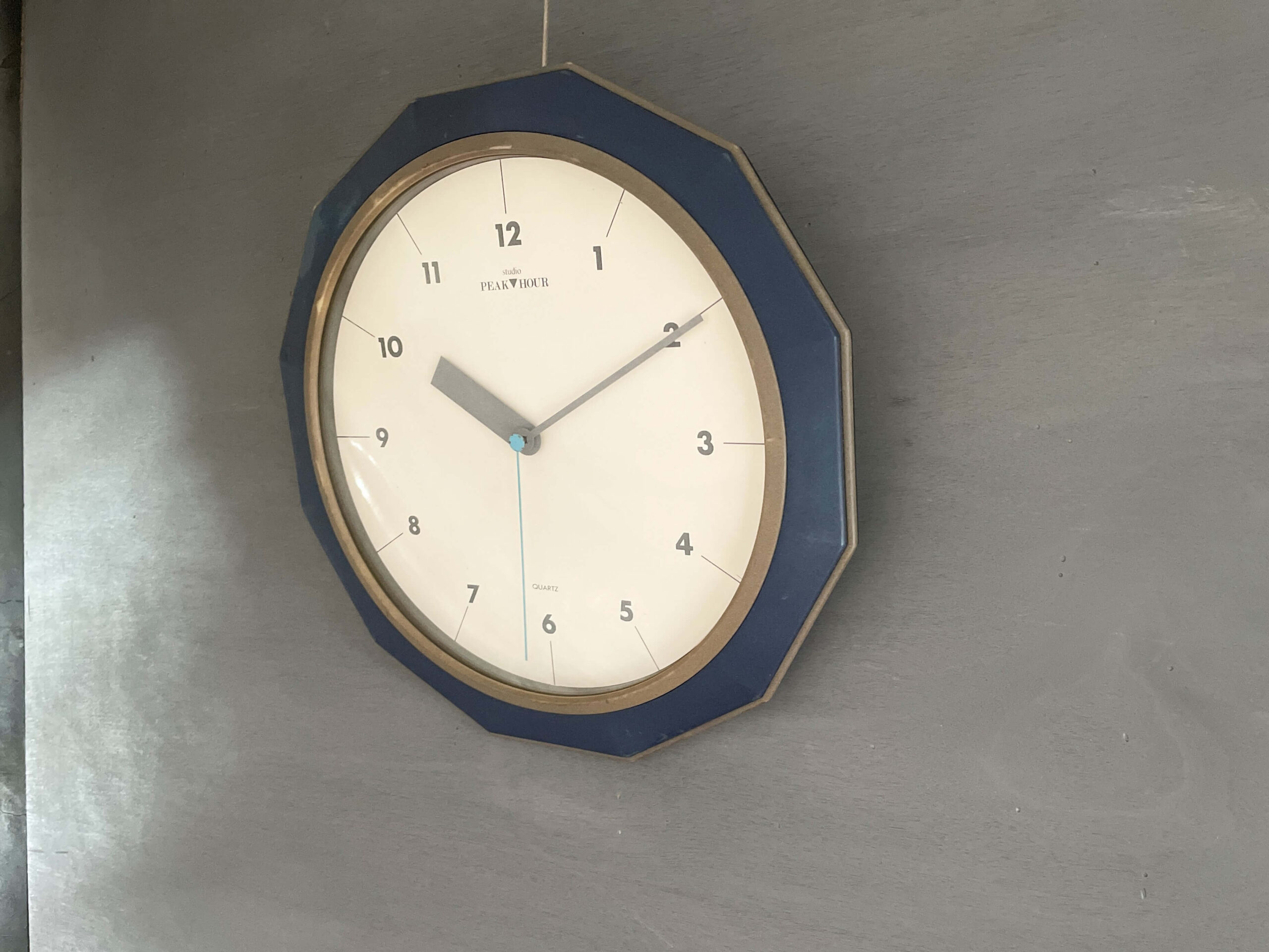 スペースエイジ80'S Studio Peak Hour Wall Clock ポストモダン 