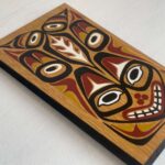 No.9964「ネイティブアートの壁飾り：カナダ」12.5×20.5cm SOLD