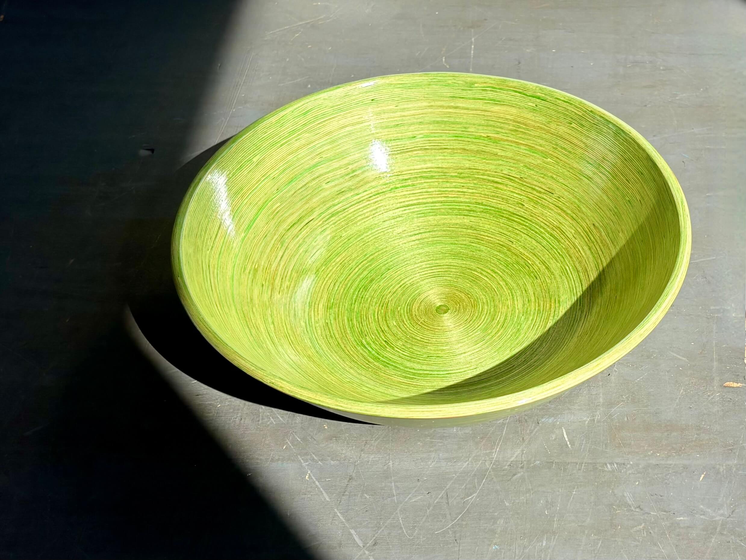 No.12545「日本の工芸品 ボウル:千巻/せんまき」直径25.5cm - 画像 (3)